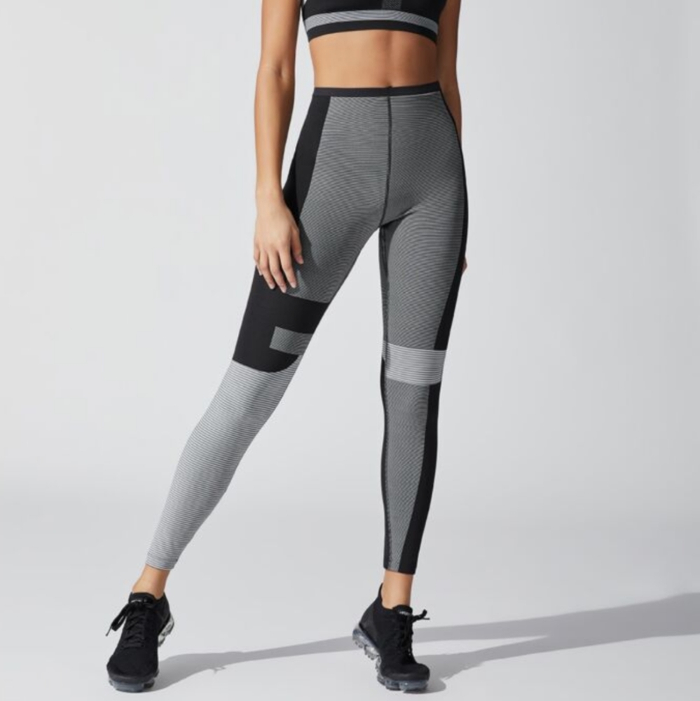 Nike Run Tech Pack Knit Pants Leggings Geometric S